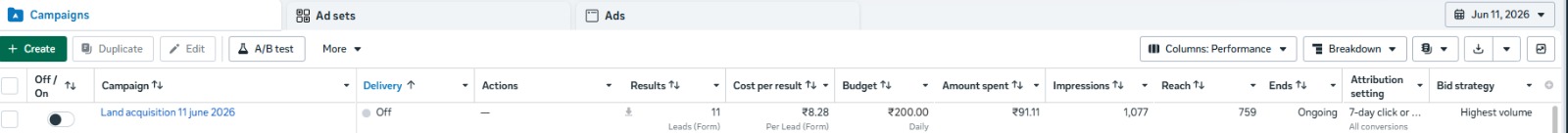Real Estate Meta Ad 1